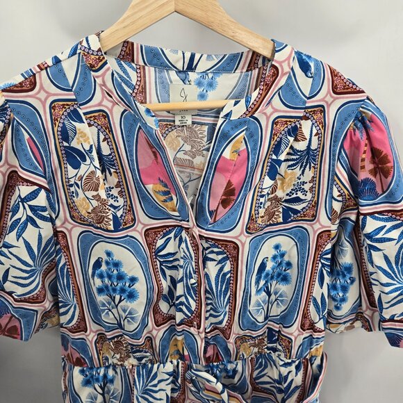 Joie White Coastal Beach Mini Dress Size 10 NWOT - Picture 6 of 16